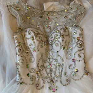 COPY - Sequined White Formal Dress